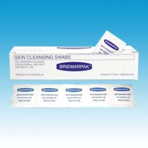 Skin Cleansing Alcohol Swabs (200 pack)