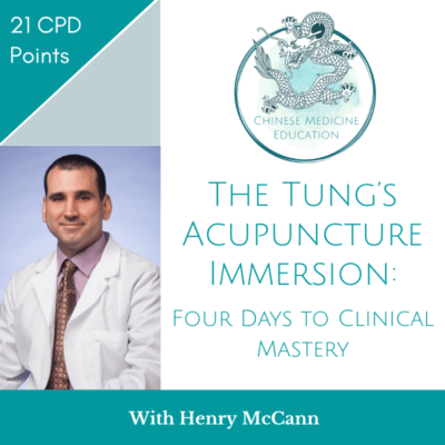 The Tung’s Acupuncture Immersion: Four Days to Clinical Mastery with Dr Henry McCann