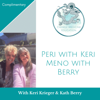 COMPLIMENTARY: Peri with Keri, Meno with Berry with Keri Krieger & Kath Berry